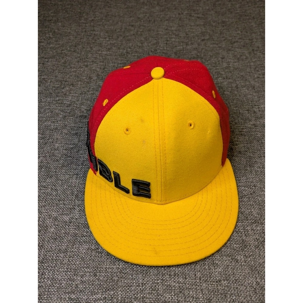 Invincible Iron Man Hat Baseball Cap Red New Era Marvel Comics Fitted 7 5/8